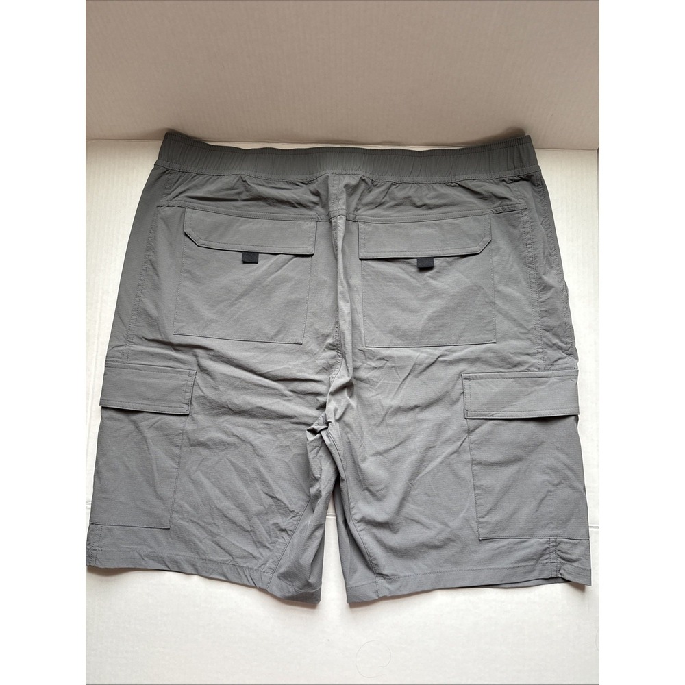 Reel Life men's gray comfort waist shorts size XXL line utility pockets - Picture 3 of 9